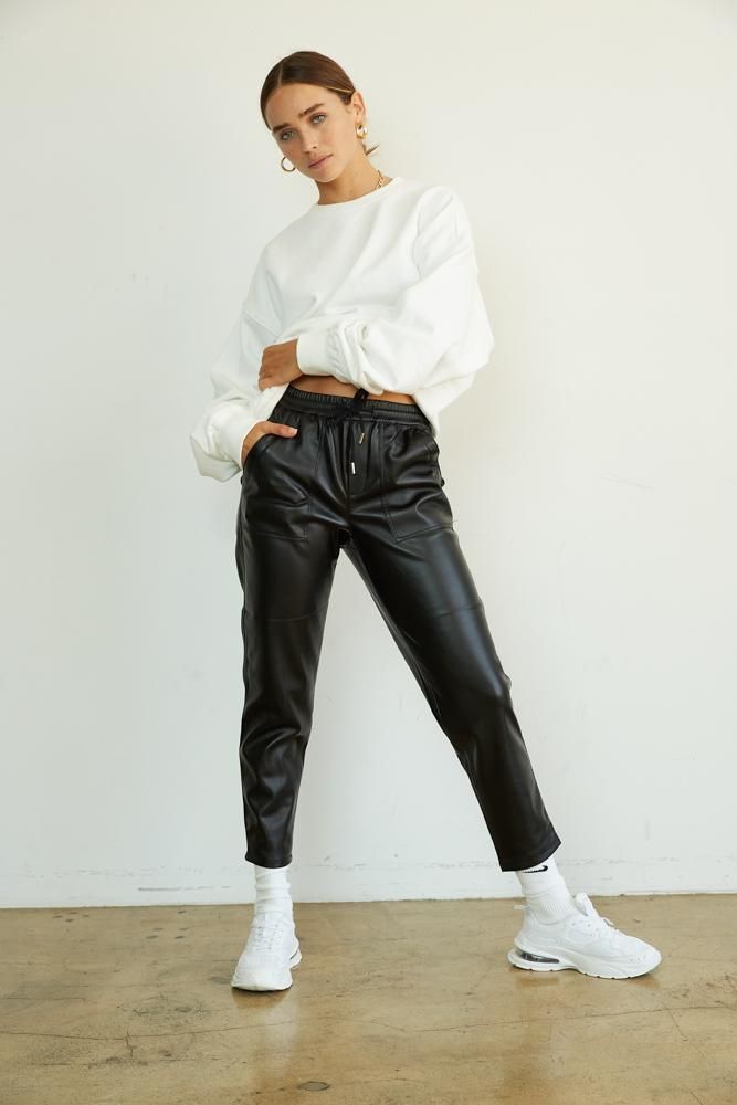 How to Style Leather Pants: 5 Tips & 7 Looks to Rock Them • Branded Joy