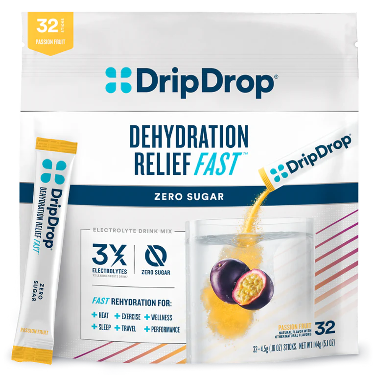 DripDrop is a hydration supplement that offers fast dehydration relief