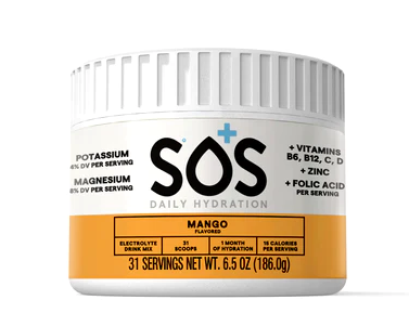 SOS is a supplement for hydration fortified with Folic Acid
